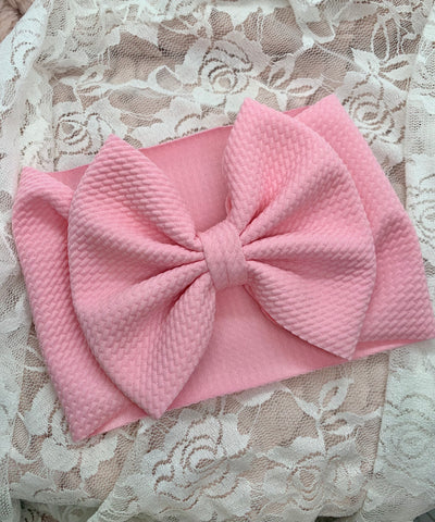 Pretty pink head wrap