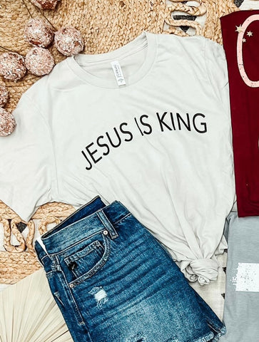 Jesus is King tee