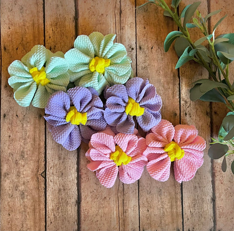 Pastel flowers piggy sets
